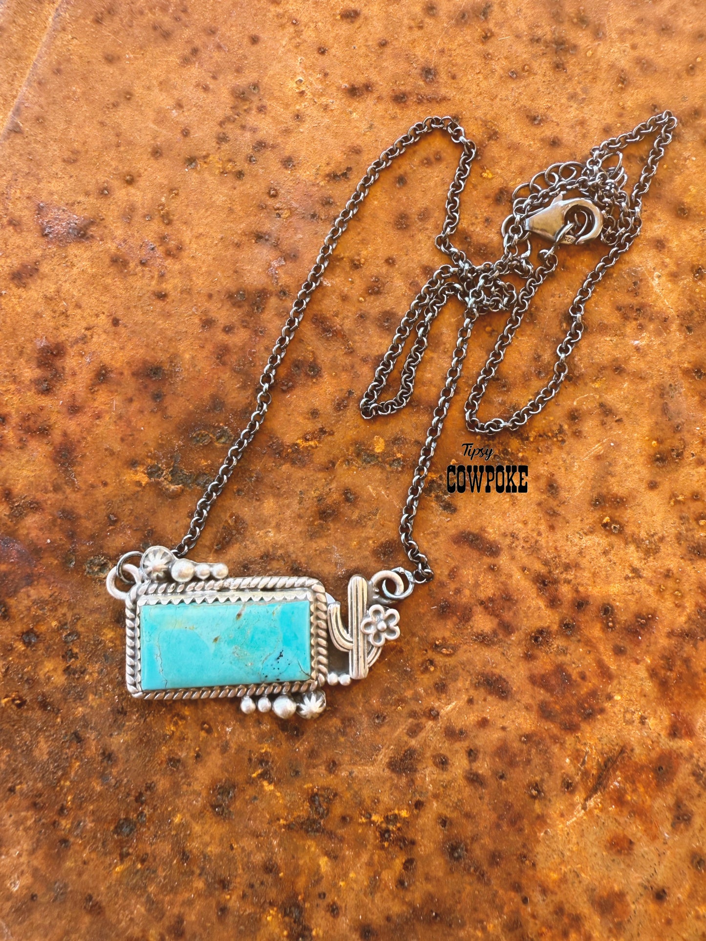 Kingman Desert Turquoise Bar Necklace