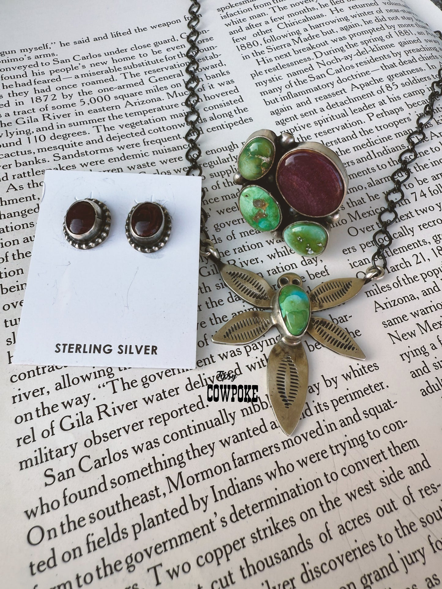 Sonoran Gold Dragon Fly Necklace