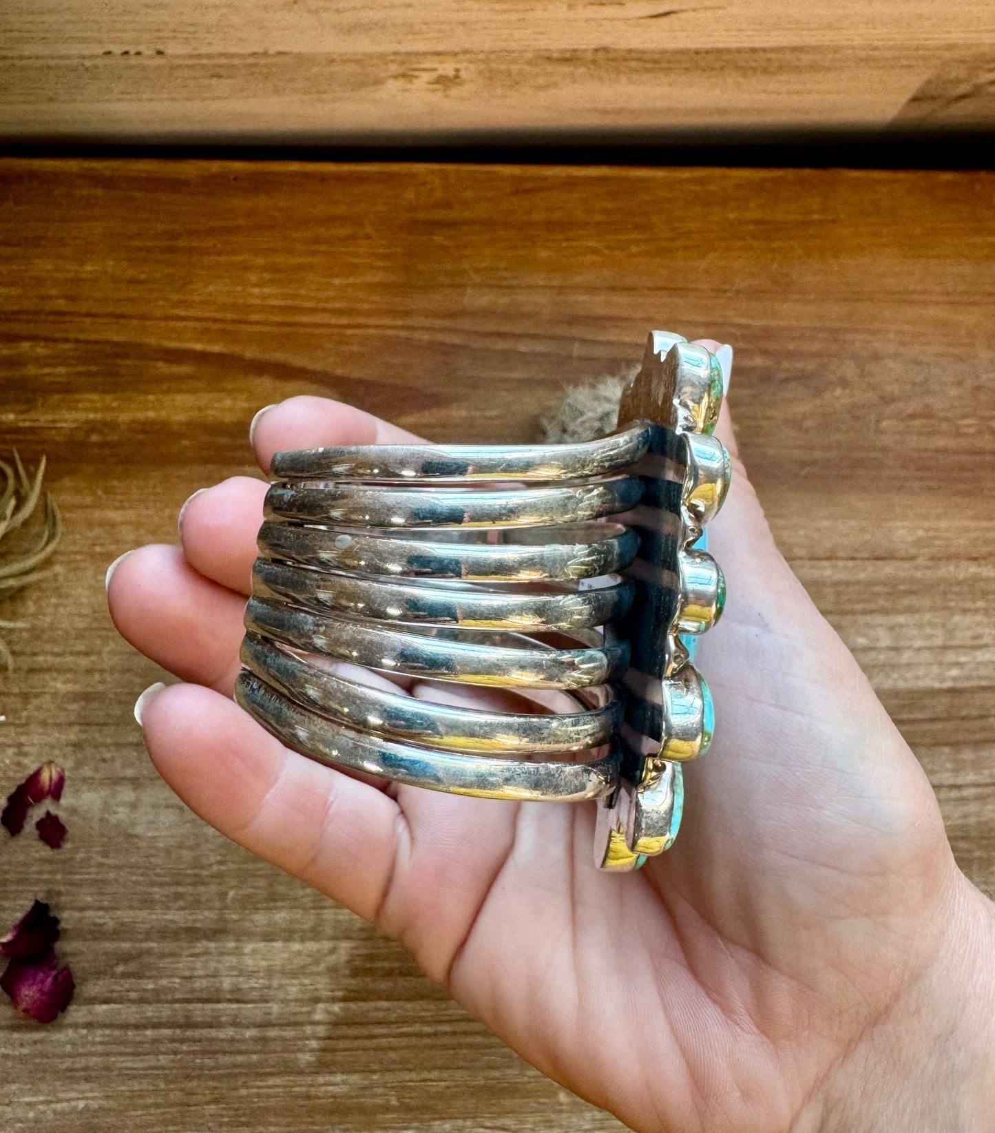 Sonoran Turquoise Large Cuff Bracelet