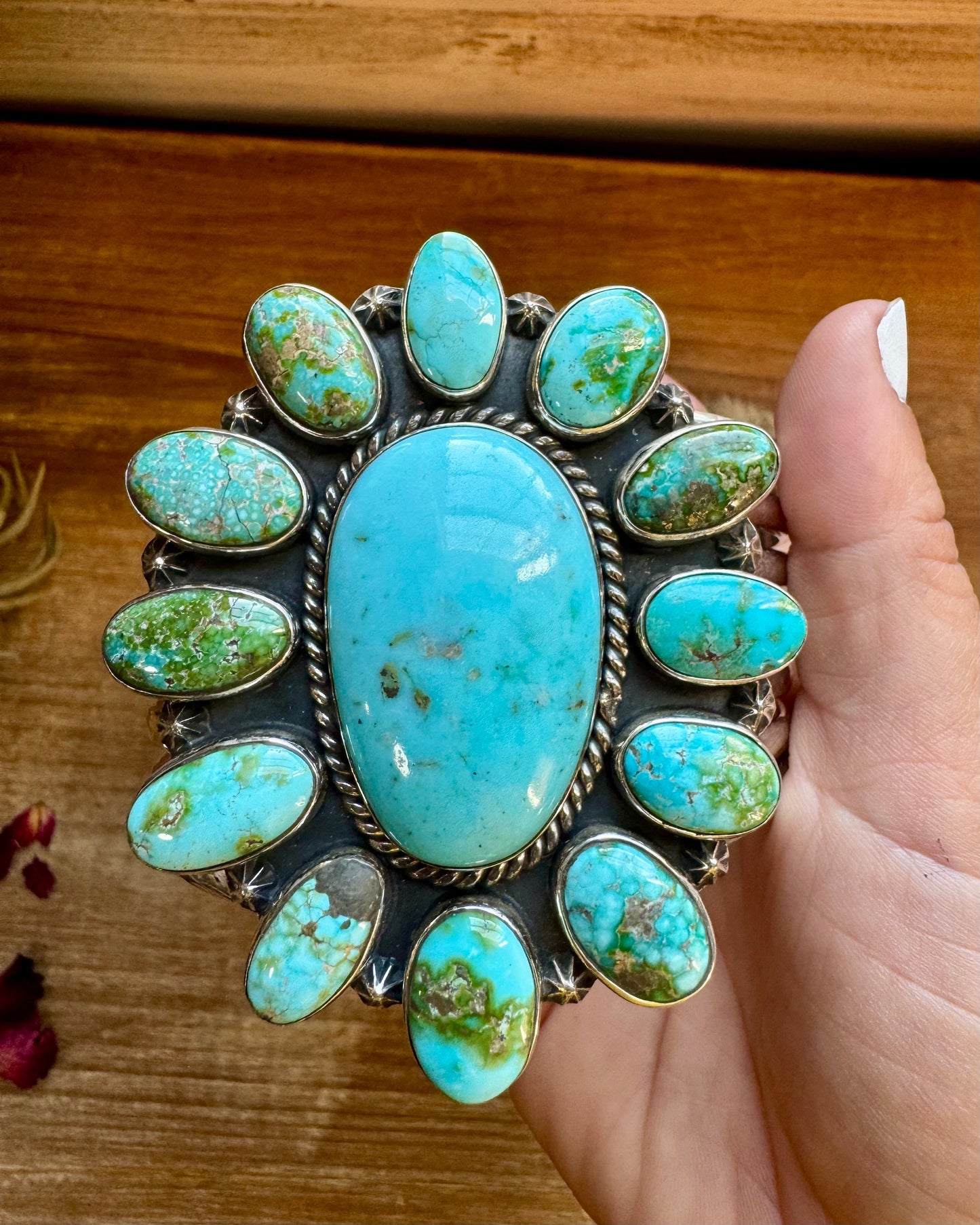 Sonoran Turquoise Large Cuff Bracelet