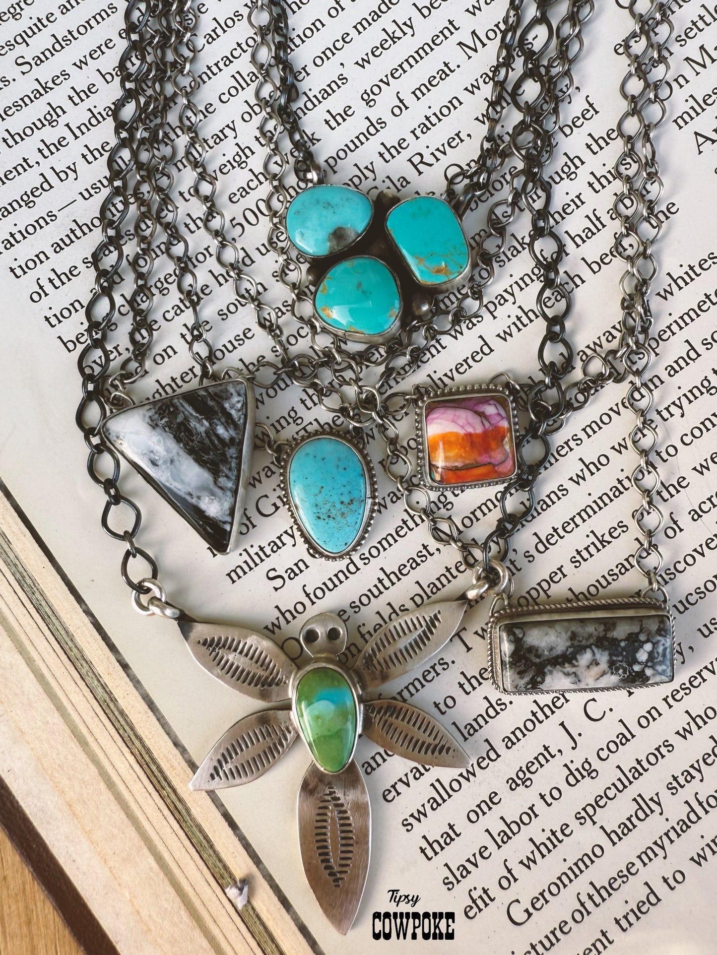 Sonoran Gold Dragon Fly Necklace