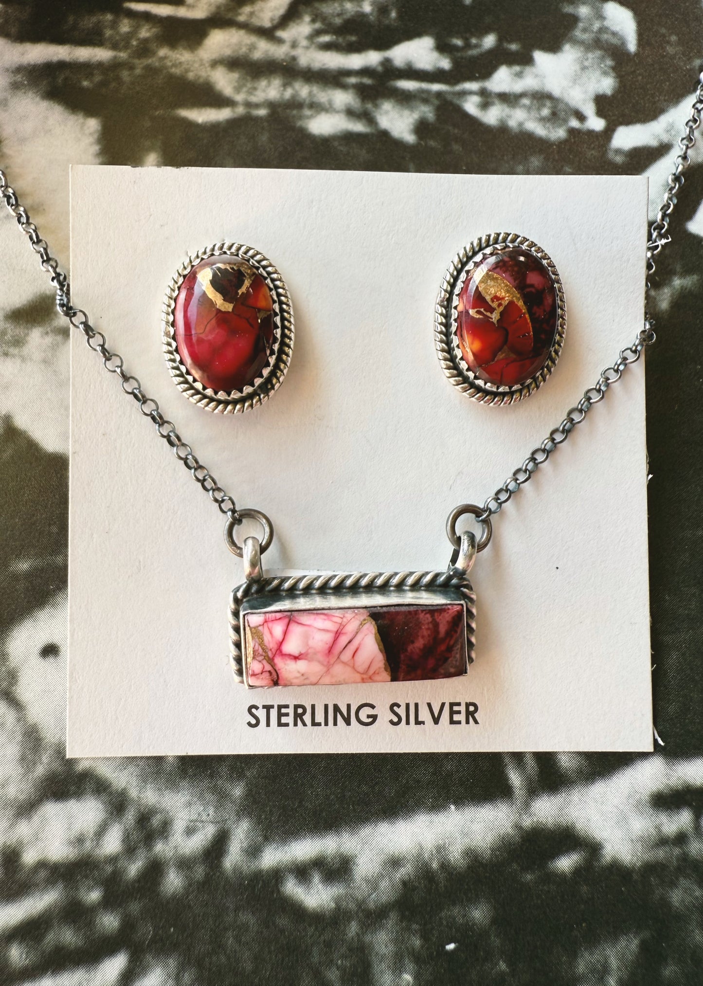 Rose Dahlia Anson Earrings