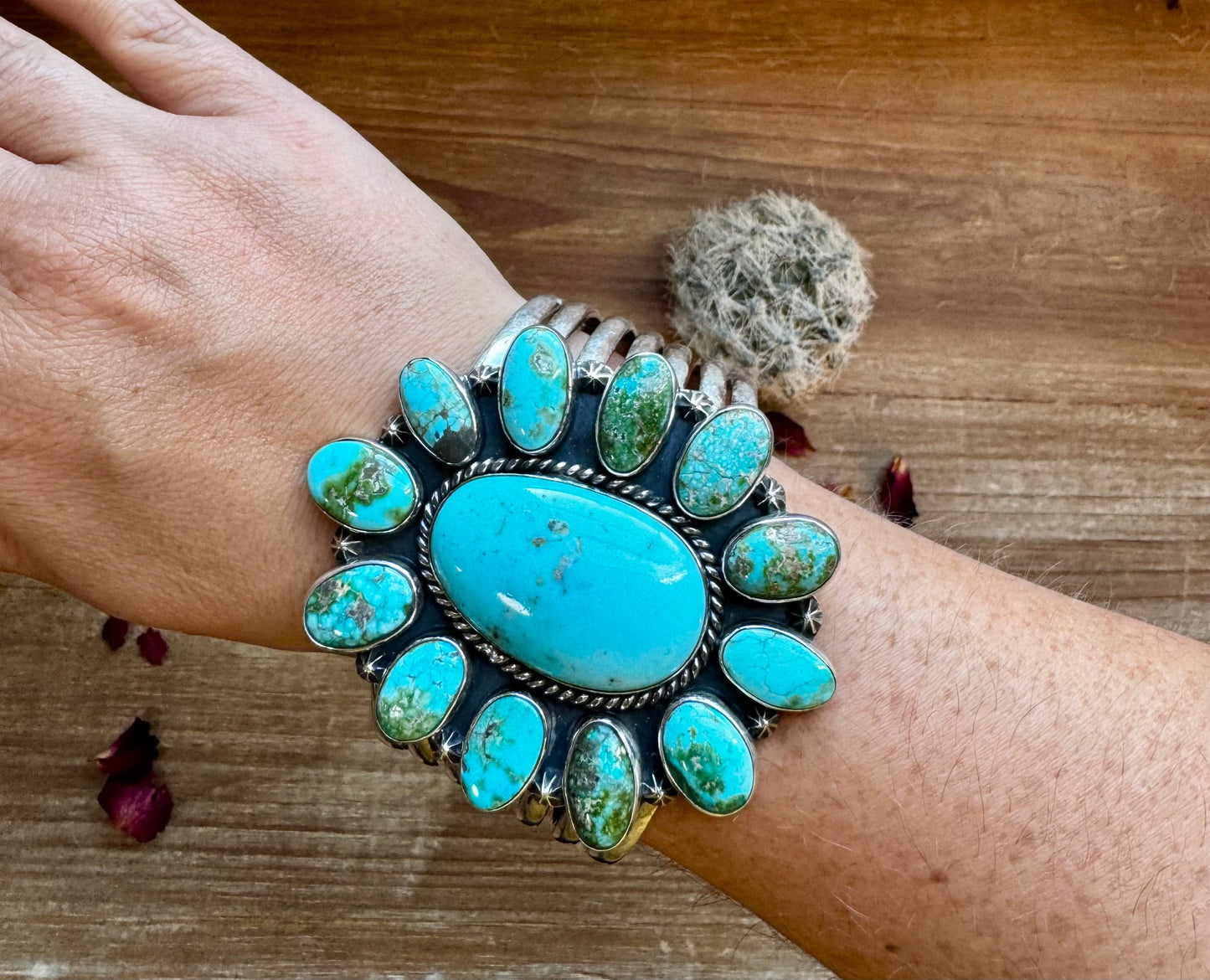 Sonoran Turquoise Large Cuff Bracelet
