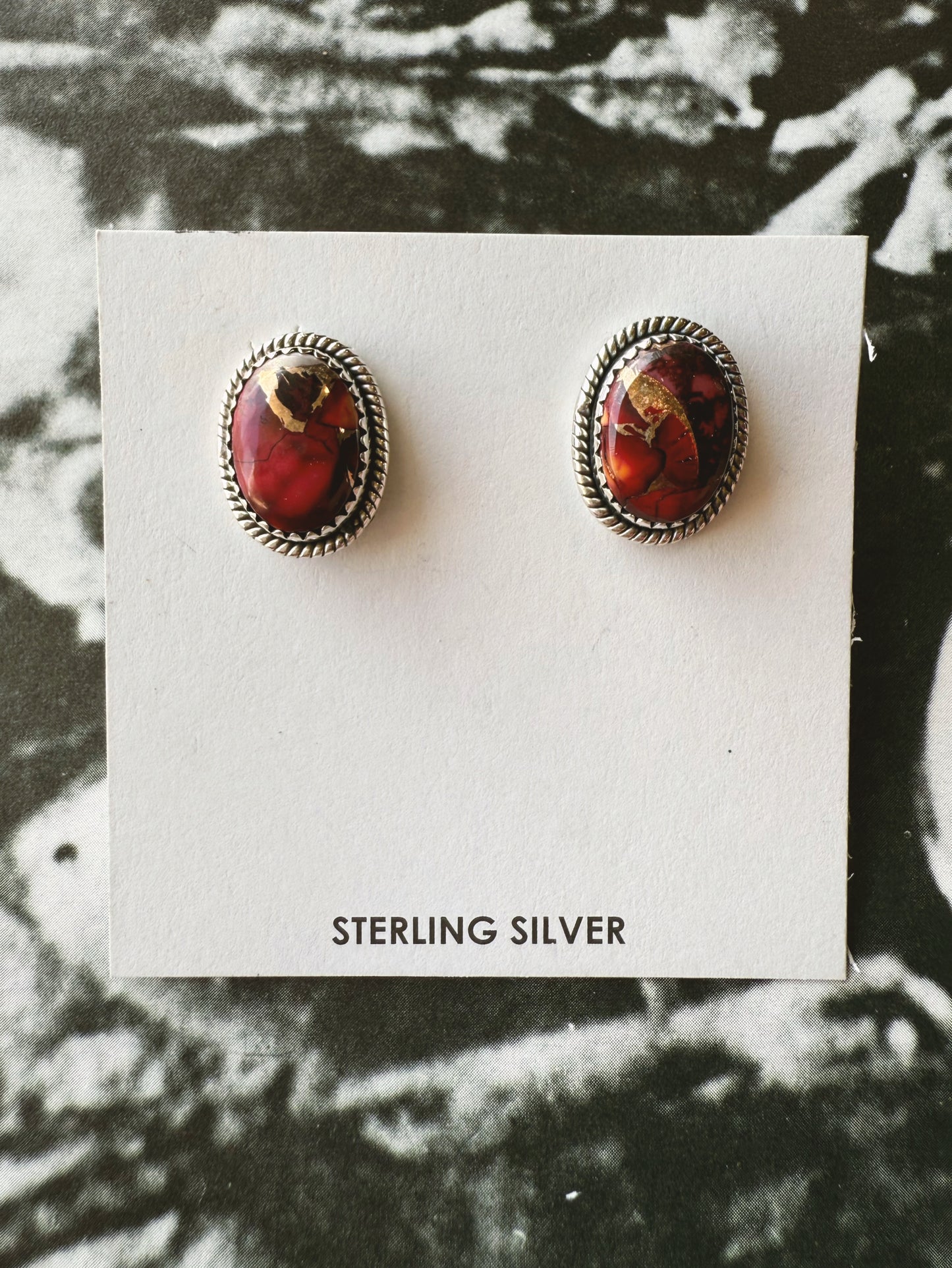 Rose Dahlia Anson Earrings