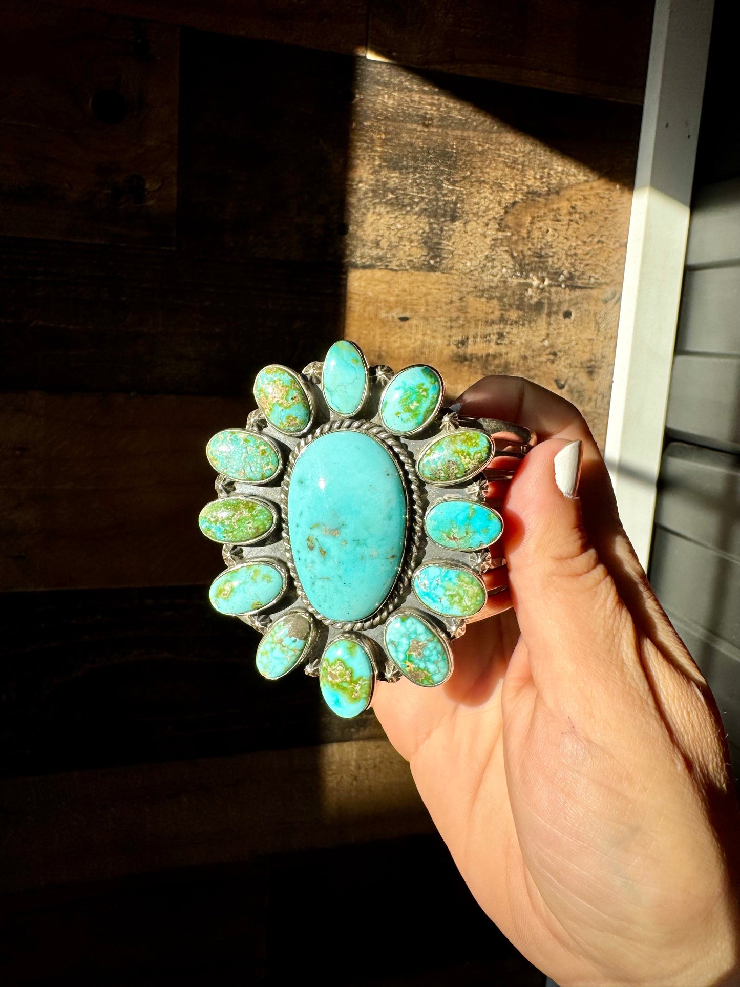 Sonoran Turquoise Large Cuff Bracelet