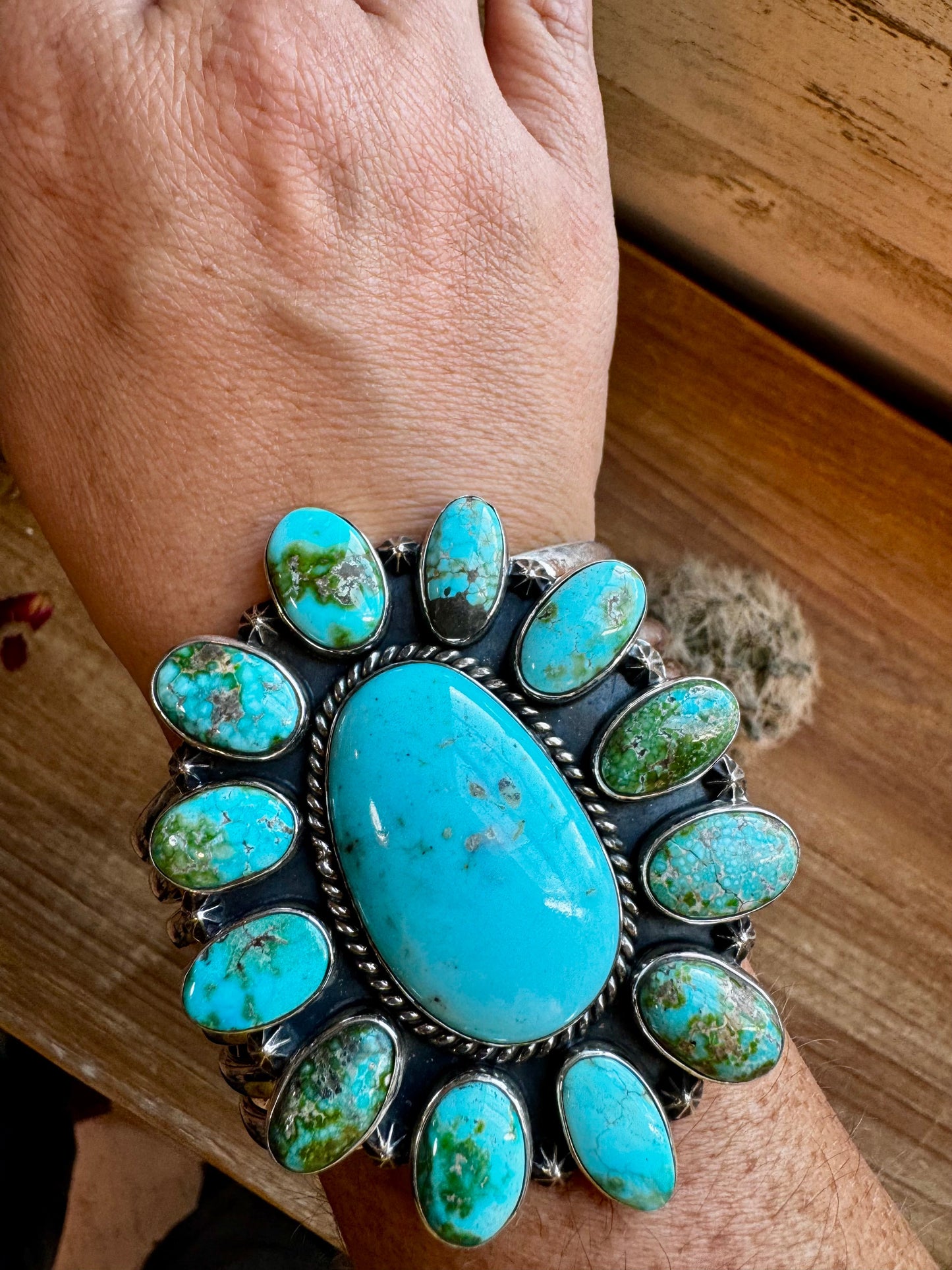 Sonoran Turquoise Large Cuff Bracelet