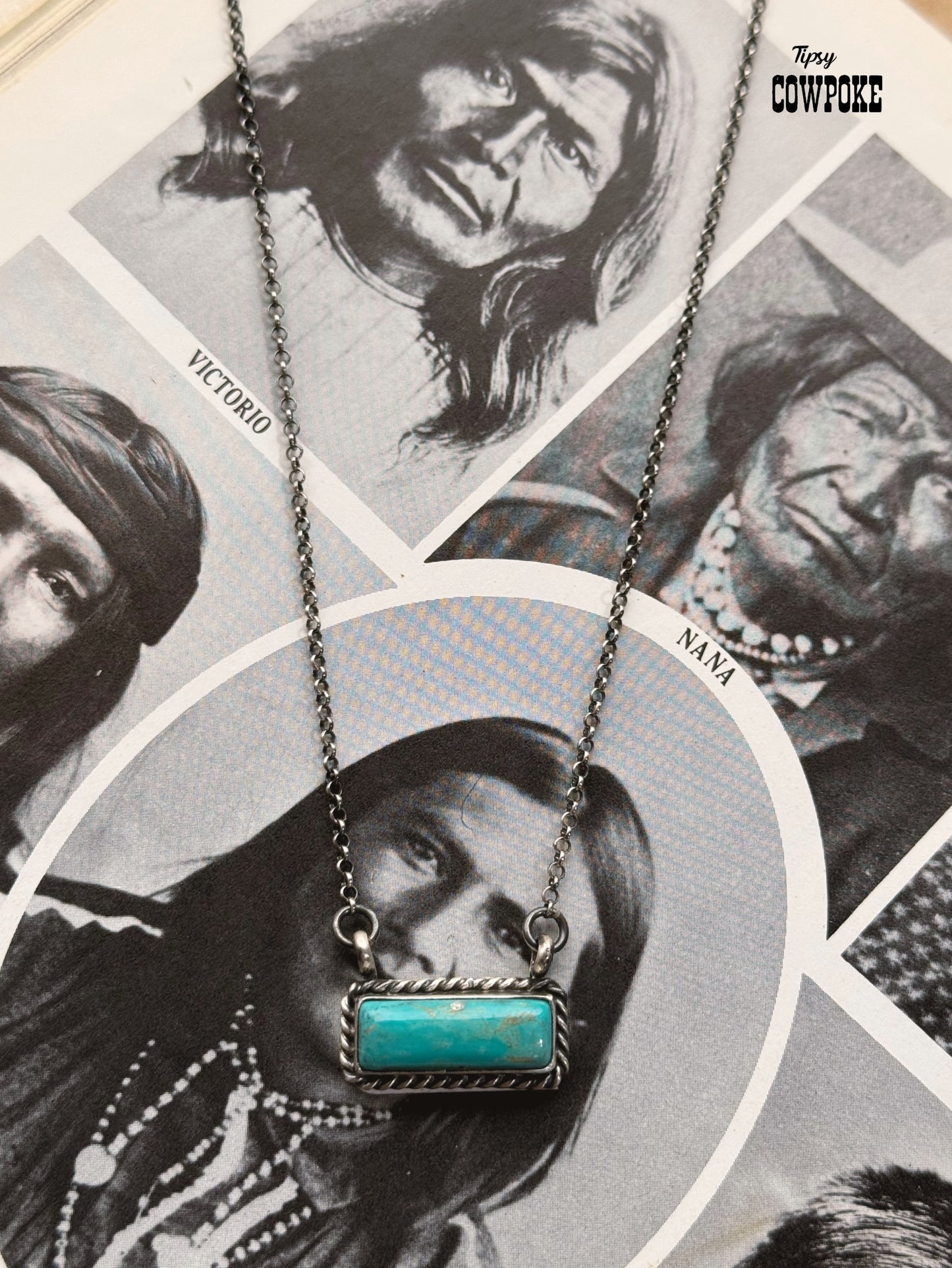 Kingman Turquoise Mini Bar Necklace