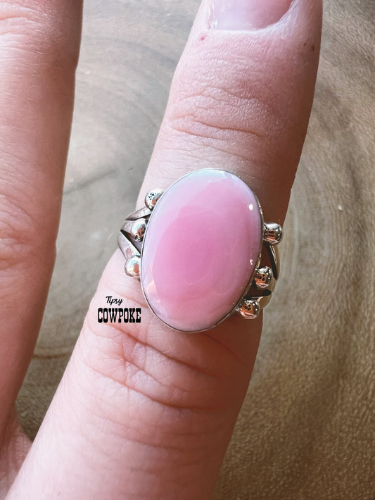 Pink Conch Size 6 Ring