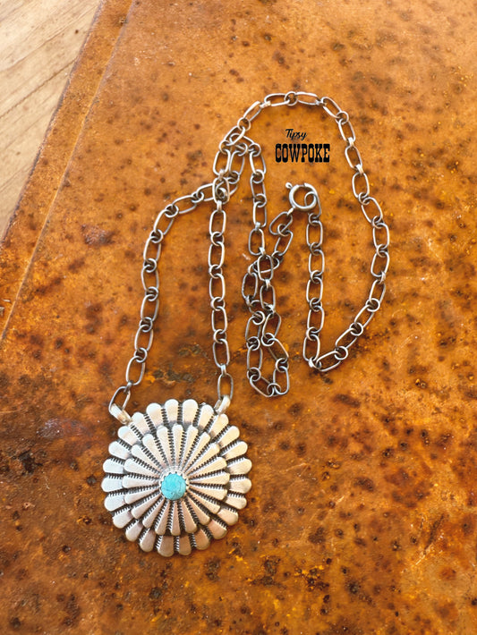 Kingman Concho Necklace