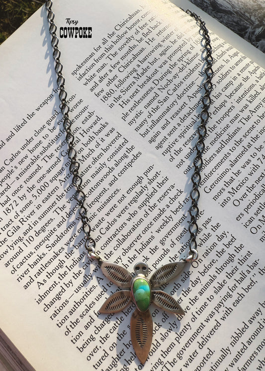Sonoran Gold Dragon Fly Necklace