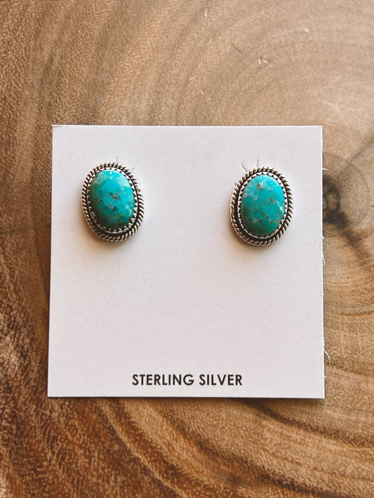 Kingman Turquoise Anson Earrings