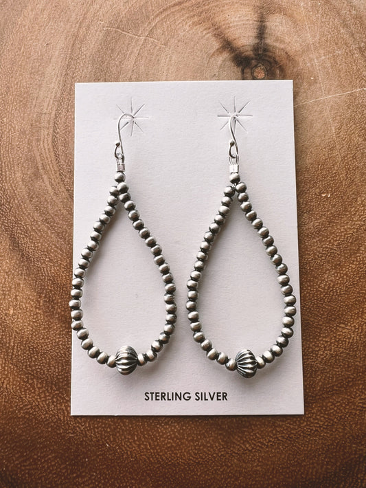 Preorder Treardrop #2 Dangle Sterling Pearl Earrings