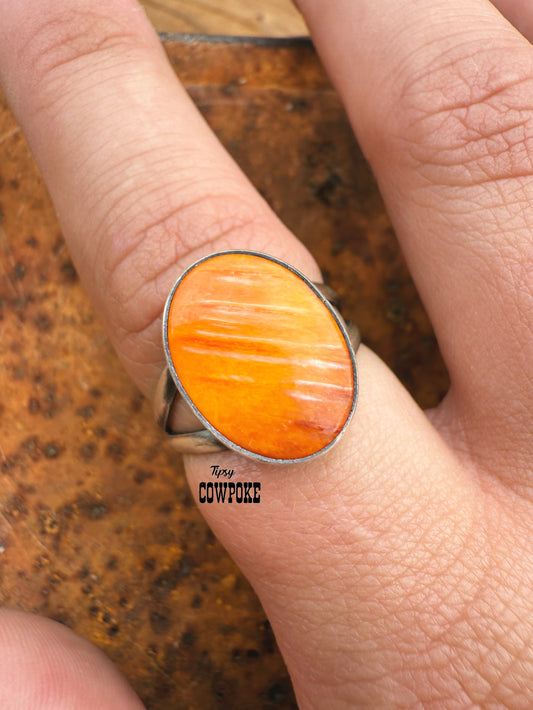 Orange spiny ring