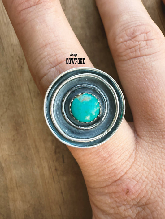Turquoise Ring Size 9.5