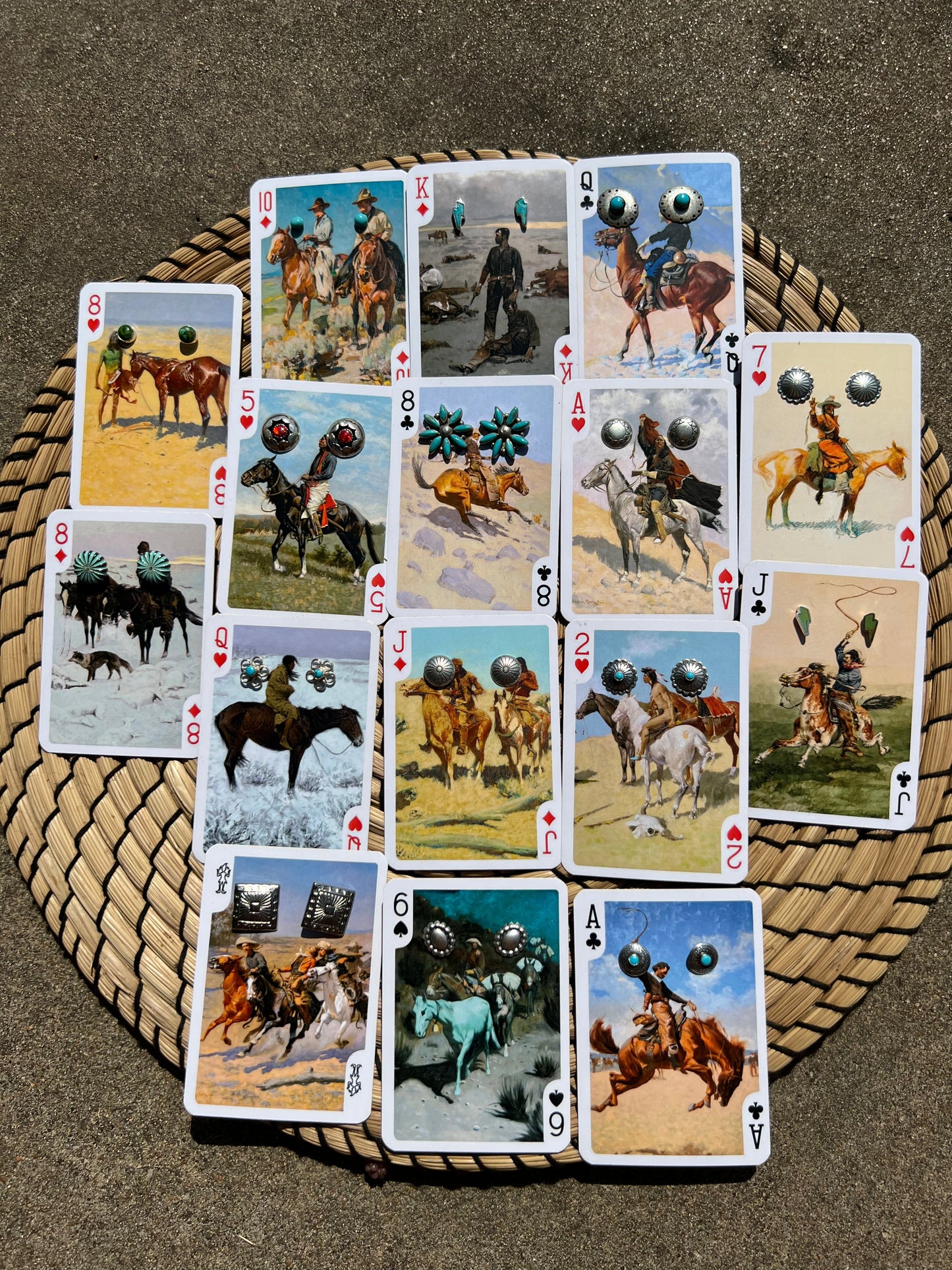 Concho Sun Post Earrings